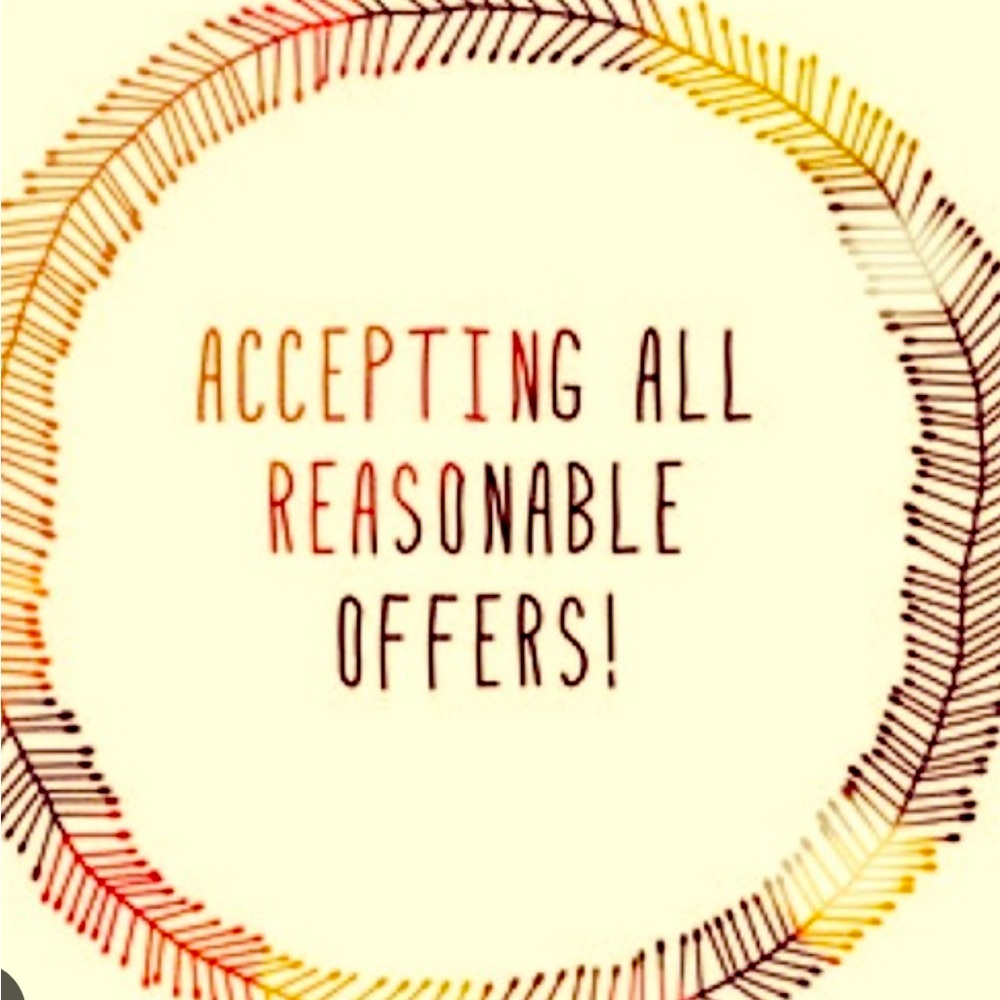 🌟🌟🌟I accept all reasonable offers